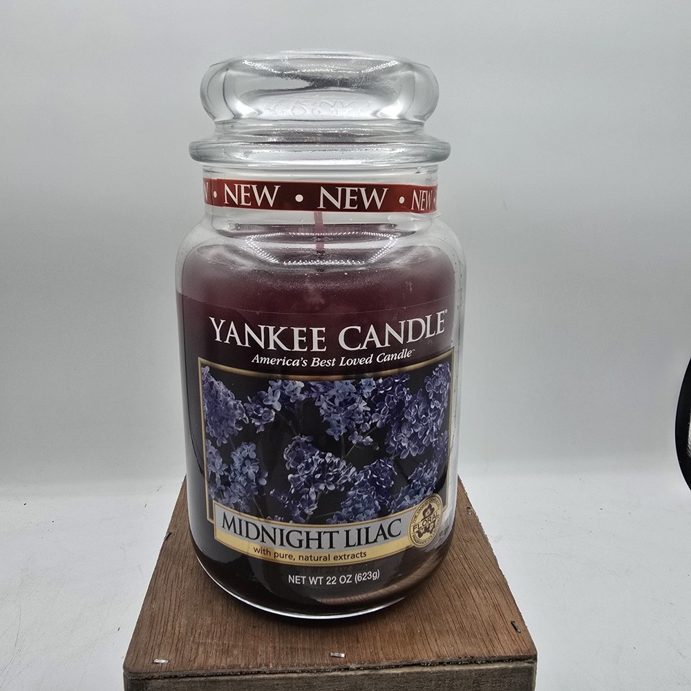 New Yankee Candle Midnight Lilac Large Jar 22oz